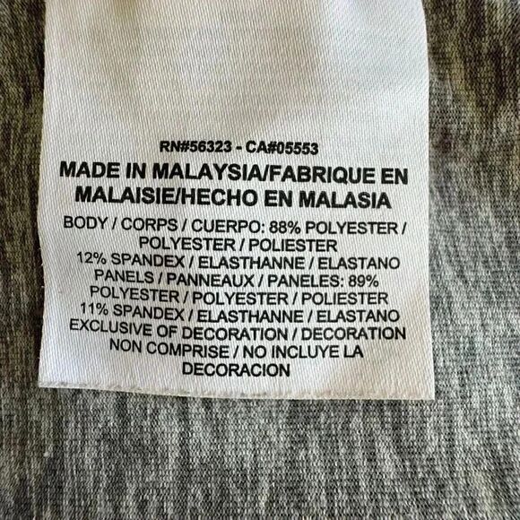 Nike Running Shirt Hooded Long Sleeve Zip Pocket Gray Stretch Top  SZXS #1965 - Picture 11 of 15